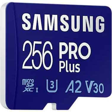 SAMSUNG PRO Plus 256 GB microSDXC(2021)UHS I U3, Class 10, V30, A2