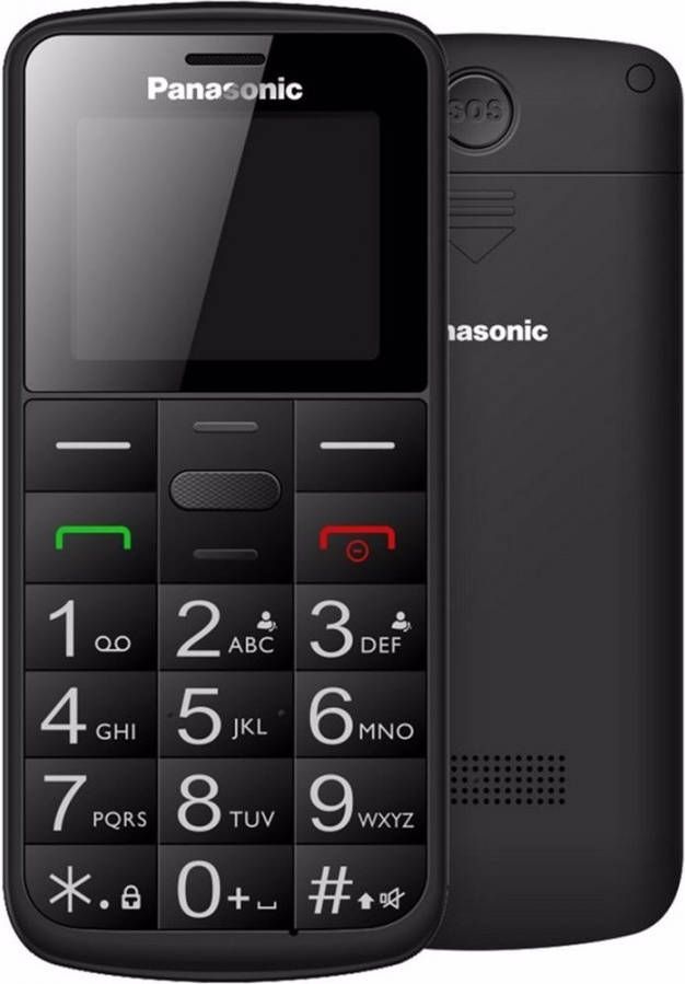 Panasonic KX TU110EXB 2G Mobiele telefoon Zwart