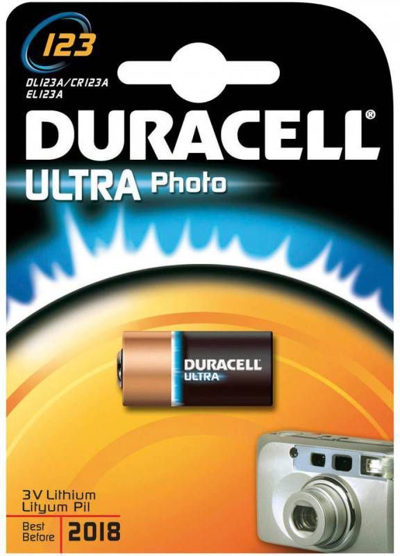 Duracell Cr123a Ultra Lithium Batterij