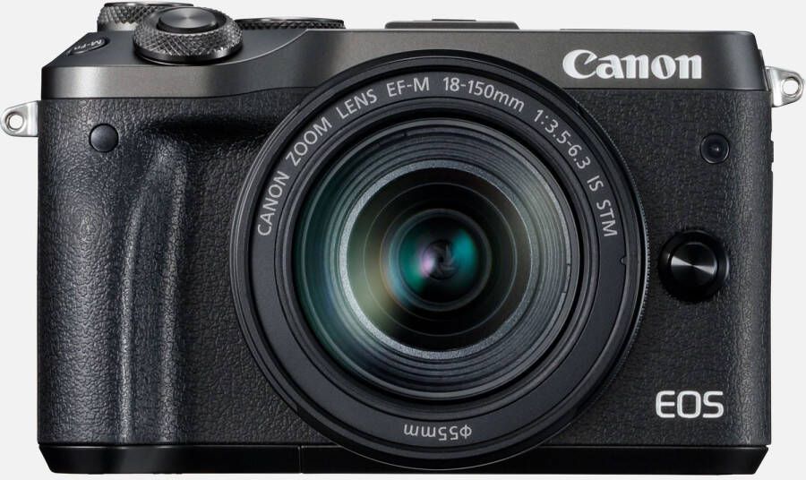 Canon EOS M6 + EF M 18 150mm IS STM lens Zwart