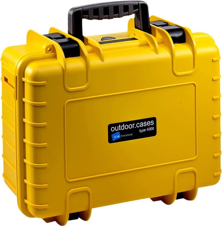 B&W International B&W type 4000 geel met plukschuim