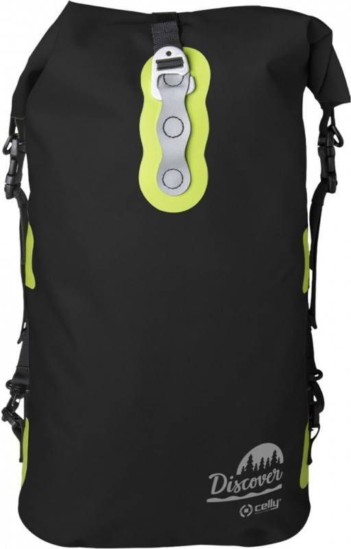 Celly rugzak Discover 20 liter 35 x 64 cm PVC zwart/groen