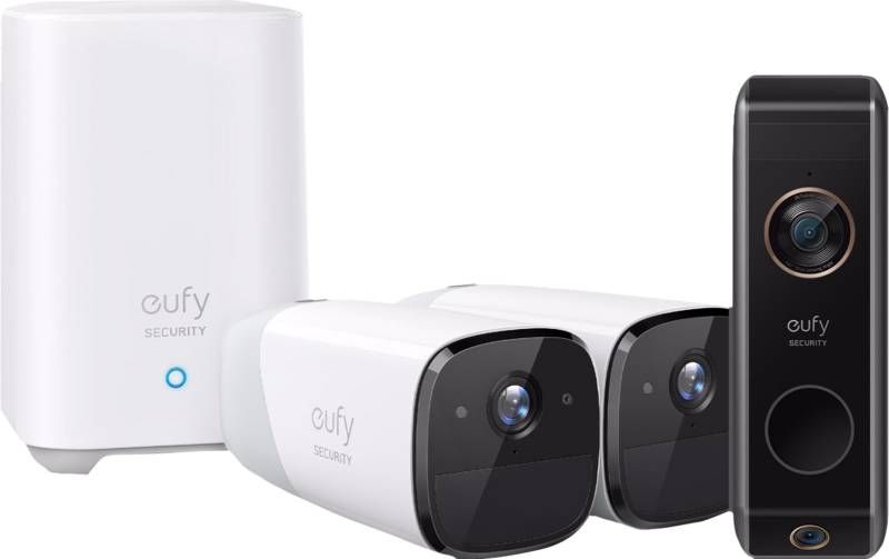 Eufy cam 2 pack + Video Doorbell Dual 2 Pro