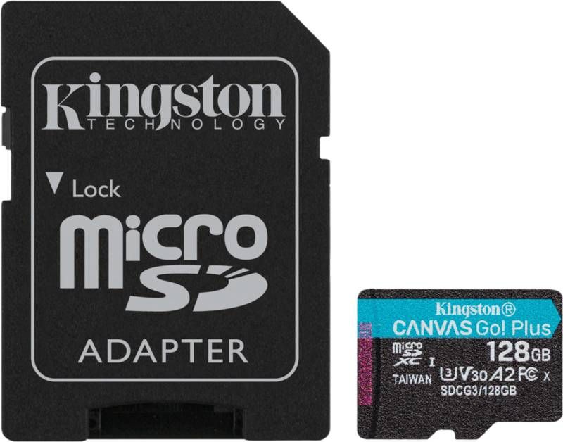 Kingston microSDXC Canvas Go Plus 128GB