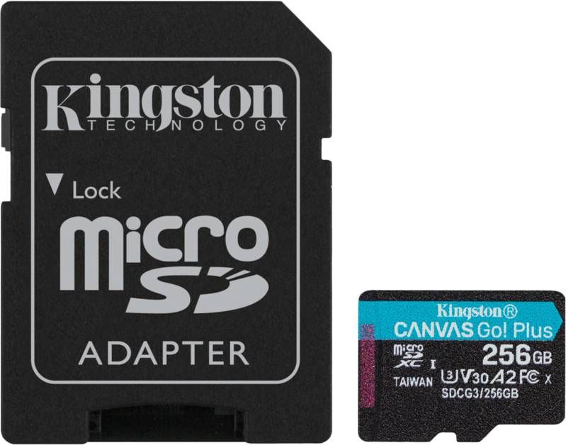 Kingston microSDXC Canvas Go Plus 256GB