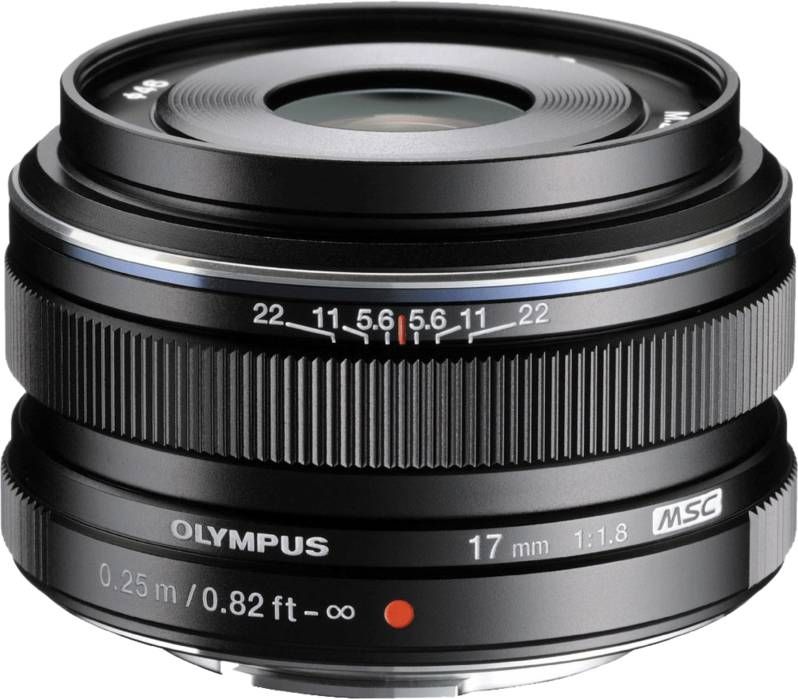 Olympus M.Zuiko Digital ED 17mm f/1.8 Zwart