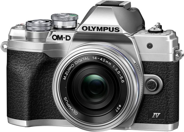 Olympus OM D E M10 Mark IV Zilver + EZ 14 42mm f/3.5 5.6 Zilver