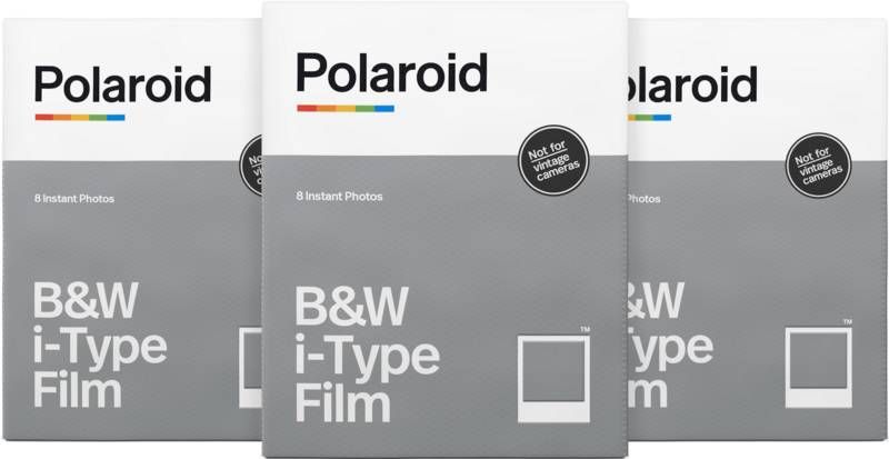 Polaroid B&W Instant film for I type(3 stuks )