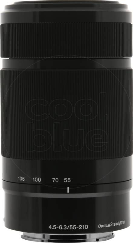 Sony E 55 210mm f/4.5 6.3 OSS Zwart