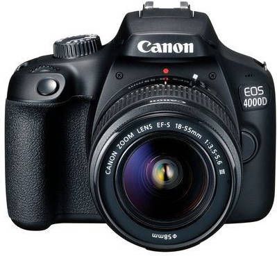 Canon EOS 4000D spiegelreflex Kit + EF S 18 55 DC III