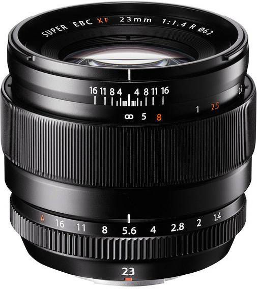 Fujifilm XF prime lens 23 mm F1.4 R Zwart