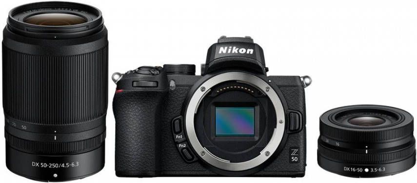 Nikon Z50 + Nikkor Z DX 16-50mm f/3.5-6.3 VR + NIKKOR Z DX 50-250mm f/4.5-6.3 VR