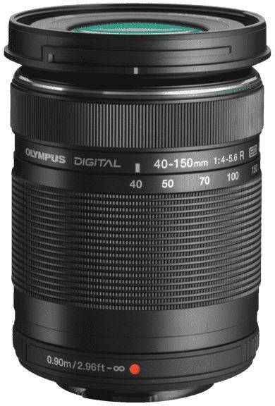 Olympus M.Zuiko Digital ED 40 150 mm f/4 5.6 zwart