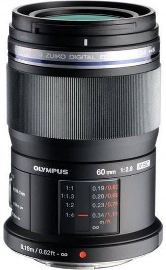 Olympus M.Zuiko Digital ED 60 mm f/2.8 Macro zwart