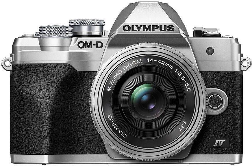 Olympus Systeemcamera E M10 Mark IV + bls 50, f 5ac usb ac adapter, usb cable, shoulder strap