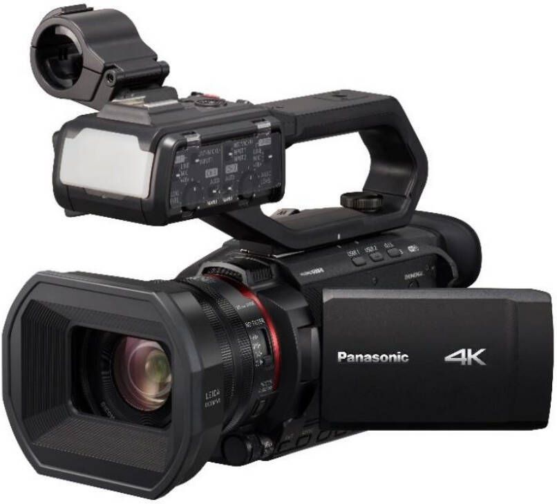 Panasonic HC-X2000E zwart 4K Pro-camcorder.