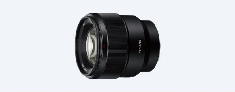 Sony SEL 85 mm/F1.8 Full Frame Mid telephoto prime lens