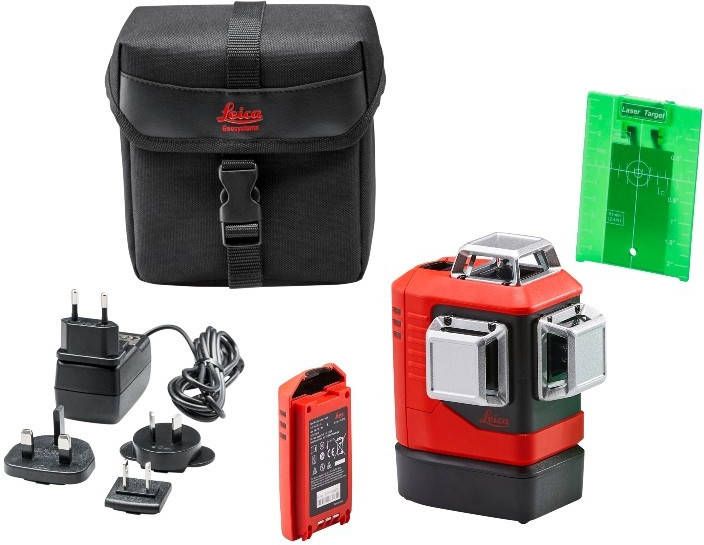 Leica Lino L6Gs Kruislijnlaser Incl. Laserdoelplaat In Tas Groen