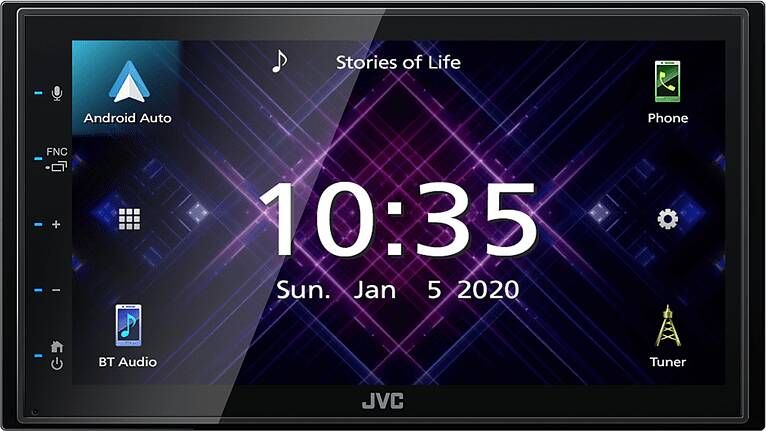 JVC KW M560BT Digitale ontvanger 6.8 4 x 45W