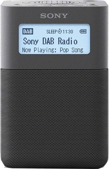 Sony XDR V20D draagbare DAB radio grijs