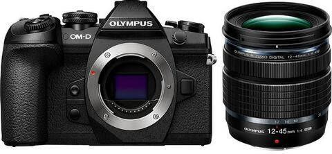 Olympus Systeemcamera E M1II body + M.Zuiko ED 12 45 mm Pro Flash FL LM3, BLH 1, BCH 1, USB Cable CB USB11, Cable holder CC 1