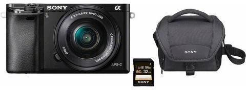 Sony Systeemcamera Alpha ILCE 6000L Gezichtsherkenning, HDR opname, macro opname