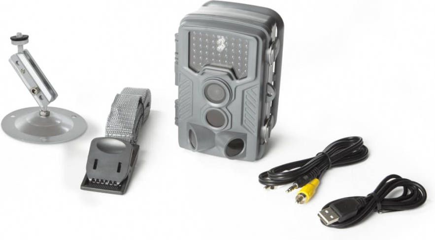 Perel Wildcamera 8 Mp Ip66 Nachtzicht 13, 6 X 9 Cm Grijs