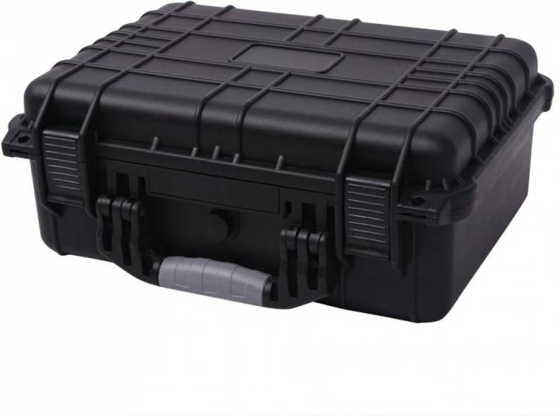 VIDAXL Beschermende materiaalkoffer 40, 6x33x17, 4 cm zwart