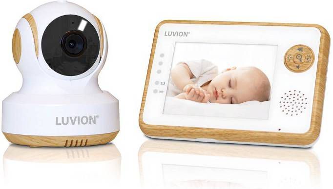 Luvion Essential Limited Wood babyfoon met camera en 3.5' kleurenscherm