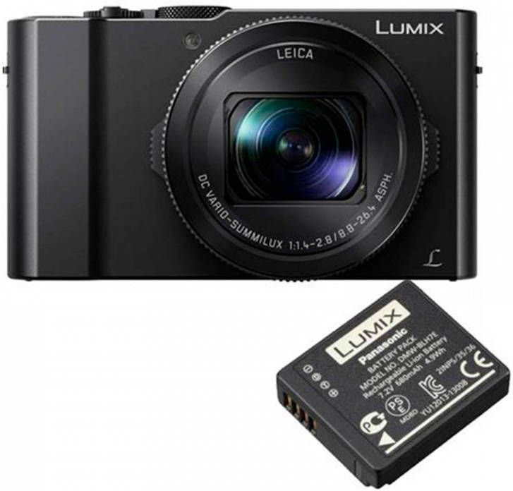 Panasonic DMC LX15EG K + Extra Accu Black